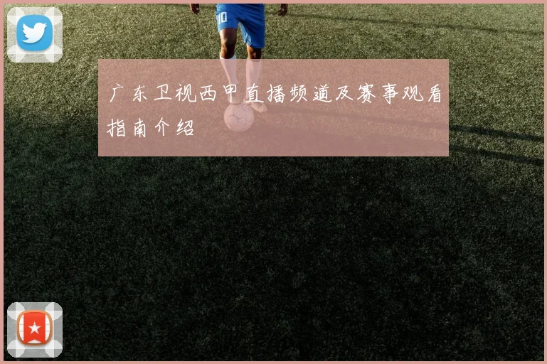广东卫视西甲直播频道及赛事观看指南介绍